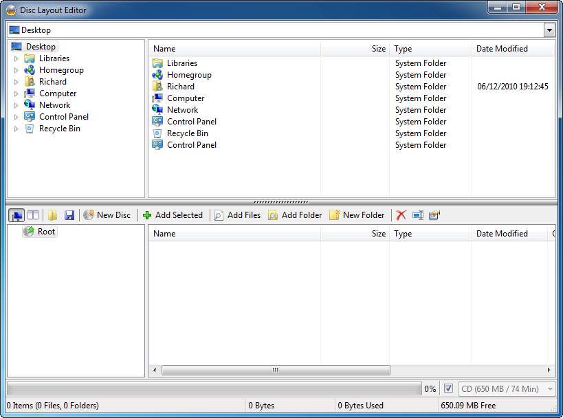 Screenshot - Disc Layout Editor