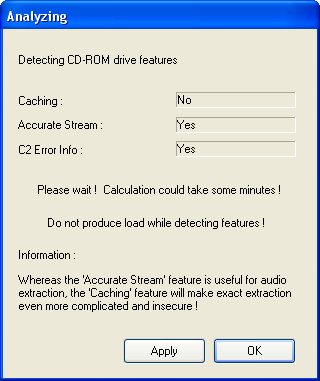 Device Capabilities - Exact Audio Copy
