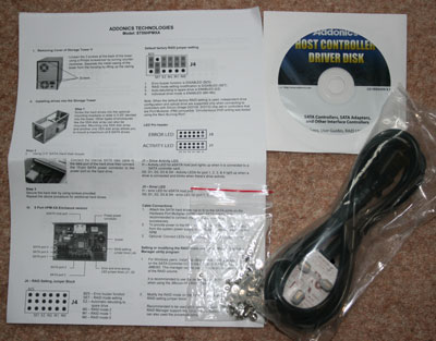 Contents of the plastic resealable bag